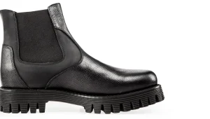 Uomo GUIDOMAGGI Chelsea>Hoboken -stivaletti Chelsea boots con rialzo interno in Mix Pelle Da 6 a 10 cm più alto