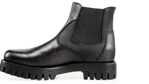 Uomo GUIDOMAGGI Chelsea>Hoboken -stivaletti Chelsea boots con rialzo interno in Mix Pelle Da 6 a 10 cm più alto