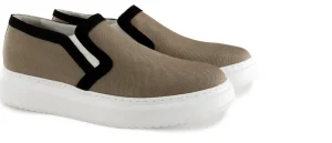Uomo GUIDOMAGGI Slip-on>Honolulu - scarpe con rialzo in Mix Pelle/Tessuto fino a 6 cm più alto
