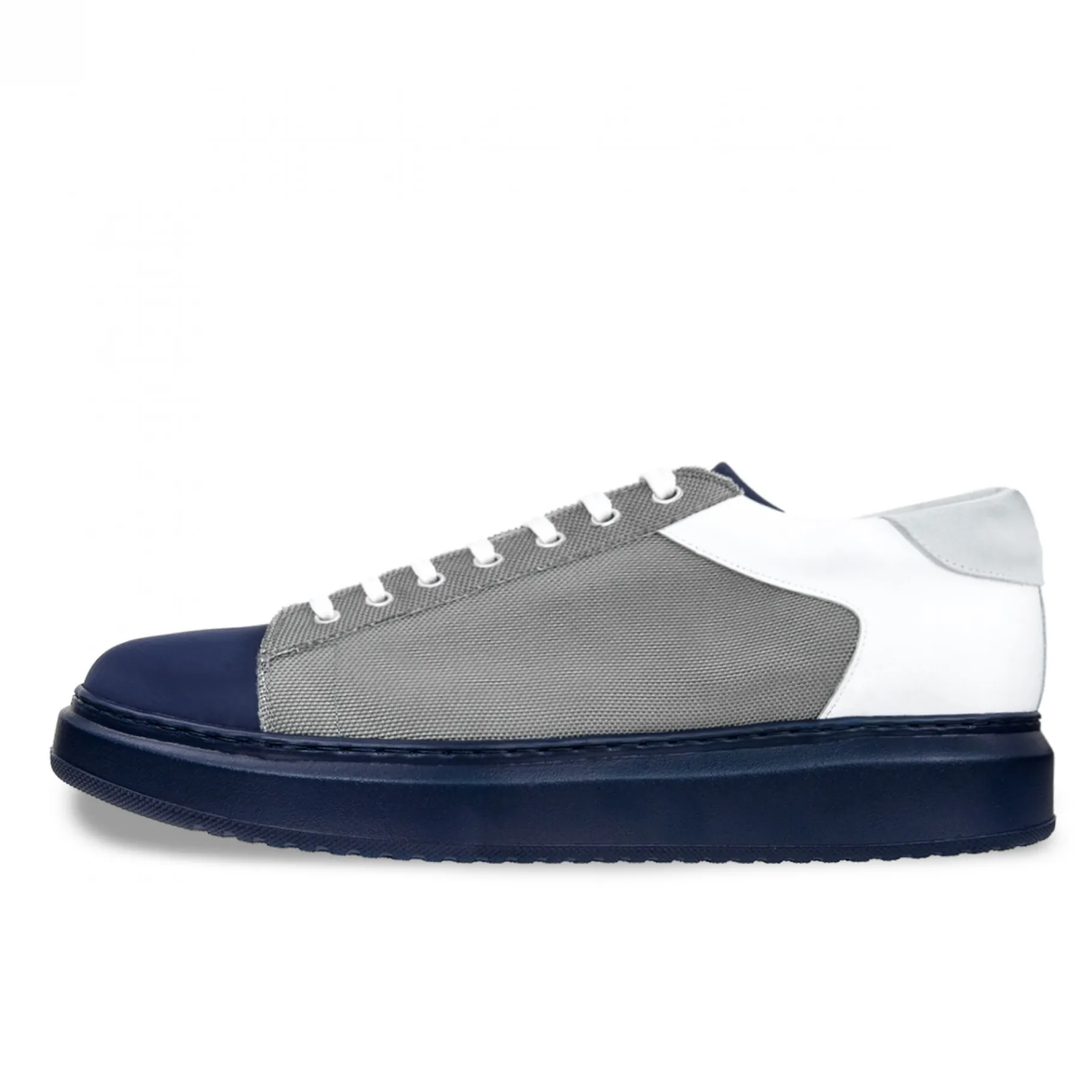 hydra__sneakers_con_rialz_2.webp Uomo GUIDOMAGGI Sneakers>Hydra - sneakers con rialzo in Mix Pelle/Tessuto da 6 a 8 cm più alto