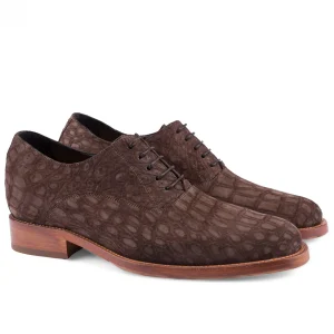 Uomo GUIDOMAGGI Scarpe In Pelle Esotica>Ibiza - Classiche Esotiche scarpe rialzate uomo in Pelle Coccodrillo da 6 a 8 cm più alto