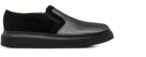 Uomo GUIDOMAGGI Slip-on>Incheon -slipon con rialzo in Mix Pelle/Tessuto fino a 6 cm più alto