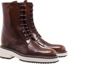 Uomo GUIDOMAGGI Stivali Da 12 A 15 Cm>Indiana - Stivali  da uomo con rialzo in Pelle Abrasivato da 10 cm a 15 cm più alto