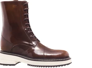 Uomo GUIDOMAGGI Stivali Da 12 A 15 Cm>Indiana - Stivali  da uomo con rialzo in Pelle Abrasivato da 10 cm a 15 cm più alto