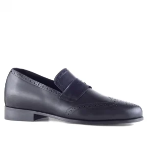 Uomo GUIDOMAGGI Penny Loafers>Iowa - Mocassini scarpe rialzanti in Pelle Pieno Fiore da 6 a 8 cm più alto