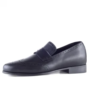Uomo GUIDOMAGGI Penny Loafers>Iowa - Mocassini scarpe rialzanti in Pelle Pieno Fiore da 6 a 8 cm più alto