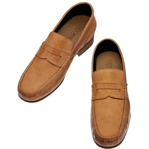 Uomo GUIDOMAGGI Penny Loafers>Iran - Mocassini con rialzo interno da uomo in Pieno Fiore Fino a 6 cm più alto