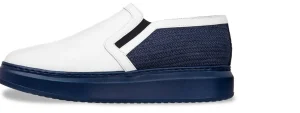 Uomo GUIDOMAGGI Slip-on>Israel -scarpe rialzata in Mix Pelle/Tessuto fino a 6 cm più alto