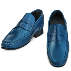 Uomo GUIDOMAGGI Shell Cordovan | Penny Loafers>Ithaca -mocassini rialzanti shell cordovan in Pelle fino a 6 cm più alto