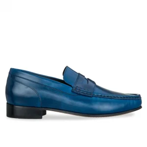 Uomo GUIDOMAGGI Shell Cordovan | Penny Loafers>Ithaca -mocassini rialzanti shell cordovan in Pelle fino a 6 cm più alto