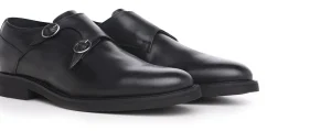 Uomo GUIDOMAGGI Fibbie>Ivrea - Scarpe Classiche con rialzo in Pelle Pieno Fiore da 6 a 8 cm più alto