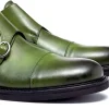 Uomo GUIDOMAGGI Fibbie>Jamaica - Classiche scarpe con rialzo in Pelle Pieno Fiore da 6 a 8 cm più alto