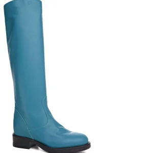 Donna GUIDOMAGGI Scarpe Donna>Jasmine Turquoise -stivali con rialzo in Pelle Da 6 a 8 cm più alto