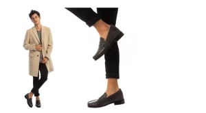 Uomo GUIDOMAGGI Scarpe In Pelle Esotica>Karachi - Mocassini rialzante in Pelle fino a 6.5 cm più alto