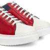 Uomo GUIDOMAGGI Sneakers>Karpathos - sneakers con rialzo in Mix Pelle/Tessuto da 6 a 8 cm più alto