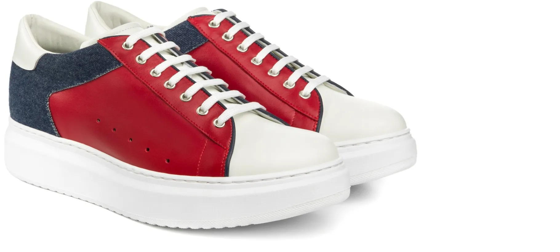 karpathos__sneakers_con_r_0.webp Uomo GUIDOMAGGI Sneakers>Karpathos - sneakers con rialzo in Mix Pelle/Tessuto da 6 a 8 cm più alto