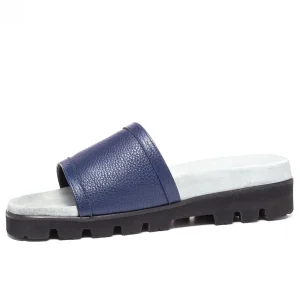 Uomo GUIDOMAGGI Ciabatte>Key Islands - Sandali rialzanti in Pelle Pieno Fiore fino a 6 cm più alto