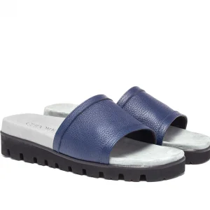 Uomo GUIDOMAGGI Ciabatte>Key Islands - Sandali rialzanti in Pelle Pieno Fiore fino a 6 cm più alto
