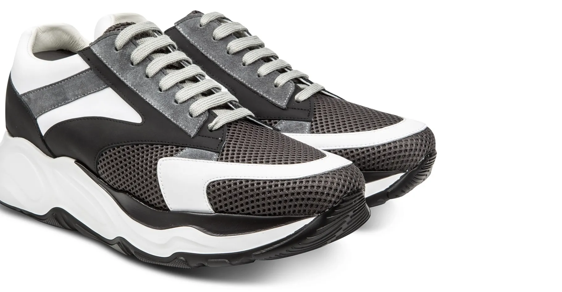 kiel__sneakers_in_mix_pel_0.webp Uomo GUIDOMAGGI Sneakers>Kiel - sneakers in Mix Pelle/Tessuto Da 6 a 11 cm più alto