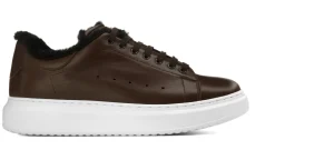 Uomo GUIDOMAGGI Sneakers>Kiruna - Sneakers con rialzo da uomo in Pelle Pieno Fiore da 6 a 8 cm più alto