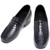 Uomo GUIDOMAGGI Scarpe In Pelle Esotica | Cucitura Goodyear>Kuwait - Mocassini Esotiche che alzano la statura in Pelle Coccodrillo Esotico Fino a 6.5 cm più alto