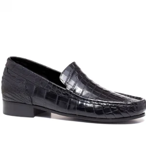Uomo GUIDOMAGGI Scarpe In Pelle Esotica | Cucitura Goodyear>Kuwait - Mocassini Esotiche che alzano la statura in Pelle Coccodrillo Esotico Fino a 6.5 cm più alto