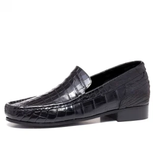 Uomo GUIDOMAGGI Scarpe In Pelle Esotica | Cucitura Goodyear>Kuwait - Mocassini Esotiche che alzano la statura in Pelle Coccodrillo Esotico Fino a 6.5 cm più alto