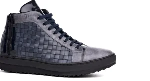 Uomo GUIDOMAGGI Sneakers>Kyoto - Sneakers con rialzo in Mix Pelle da 6 a 8 cm più alto