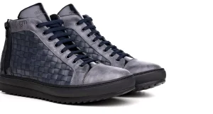 Uomo GUIDOMAGGI Sneakers>Kyoto - Sneakers con rialzo in Mix Pelle da 6 a 8 cm più alto