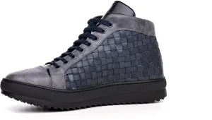 Uomo GUIDOMAGGI Sneakers>Kyoto - Sneakers con rialzo in Mix Pelle da 6 a 8 cm più alto