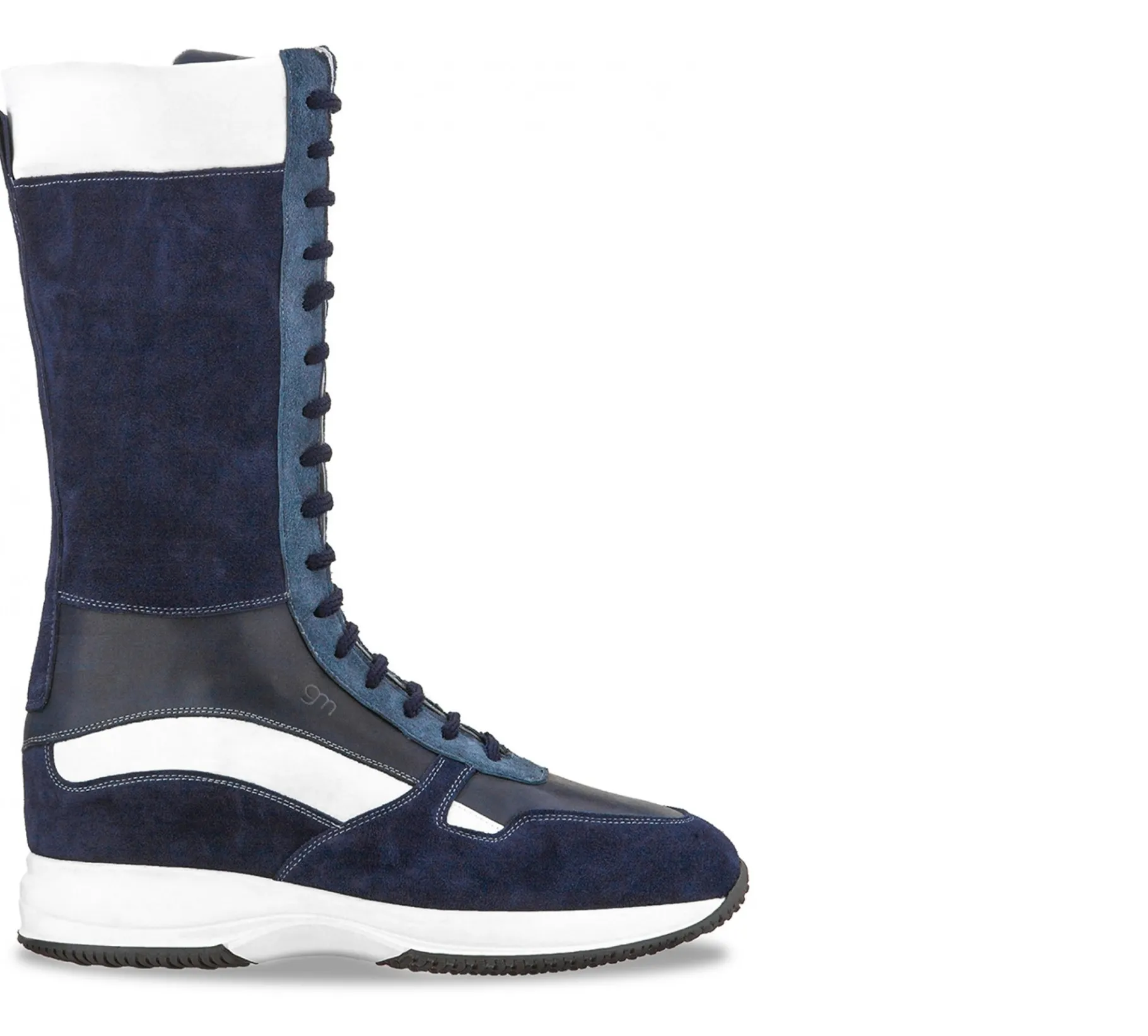 la_brea_avenue__sneakers__1.webp Uomo GUIDOMAGGI Sneakers>La Brea Avenue - Sneakers con rialzo in Mix Pelle Da 10 cm a 15 cm più alto