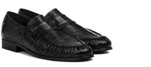Uomo GUIDOMAGGI Classici>Labuan - Mocassini con rialzo da uomo in Pelle Anguilla fino a 6,5 cm più alto