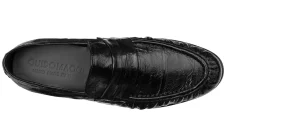 Uomo GUIDOMAGGI Classici>Labuan - Mocassini con rialzo da uomo in Pelle Anguilla fino a 6,5 cm più alto