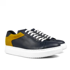 Uomo GUIDOMAGGI Sneakers>Las Palmas - sneakers con rialzo in Mix Pelle da 6 a 8 cm più alto