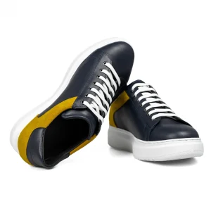 Uomo GUIDOMAGGI Sneakers>Las Palmas - sneakers con rialzo in Mix Pelle da 6 a 8 cm più alto
