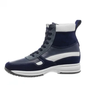 Uomo GUIDOMAGGI Sneakers>Lazio - Sneakers con rialzo in Mix Pelle da 6 a 10 cm più alto