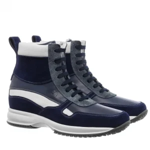 Uomo GUIDOMAGGI Sneakers>Lazio - Sneakers con rialzo in Mix Pelle da 6 a 10 cm più alto