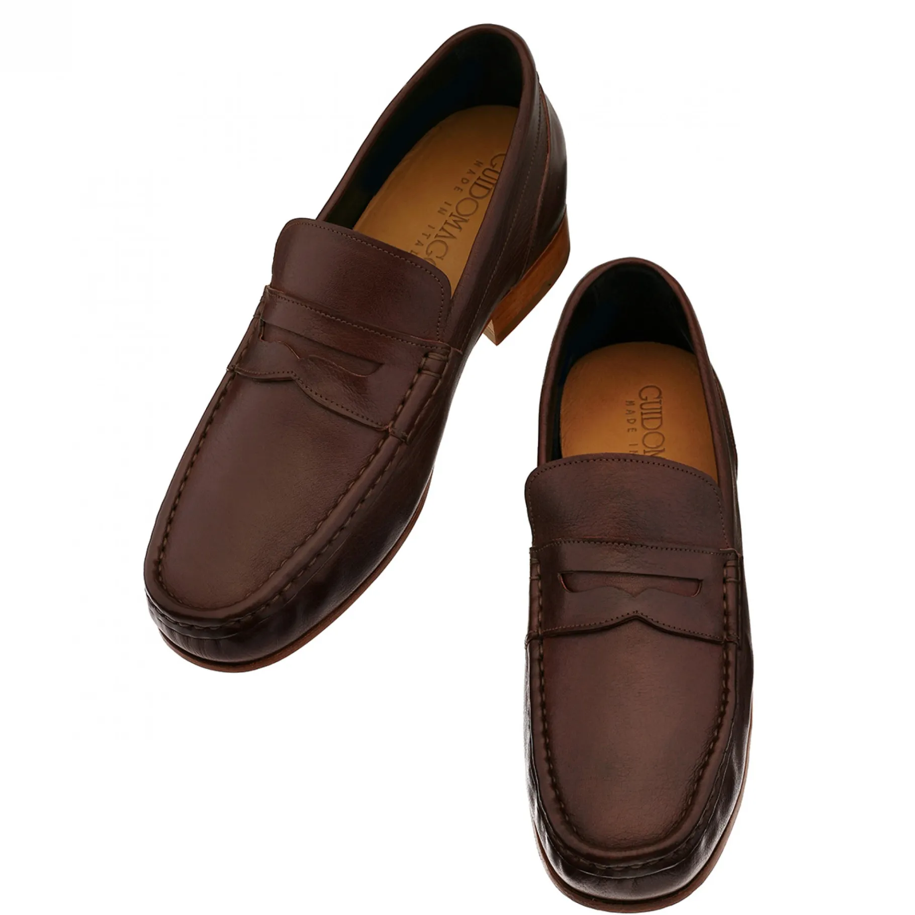 lebanon__mocassini_scarpe_0.webp Uomo GUIDOMAGGI Cordovan | Penny Loafers>Lebanon - Mocassini scarpe rialzanti in Pelle Cordovan da 6 a 8 cm più alto