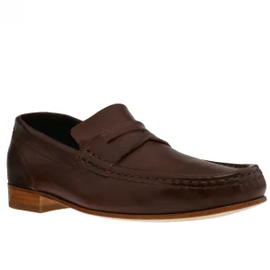 Uomo GUIDOMAGGI Cordovan | Penny Loafers>Lebanon - Mocassini scarpe rialzanti in Pelle Cordovan da 6 a 8 cm più alto