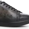 Uomo GUIDOMAGGI Sneakers>Leeds - Sneakers con rialzo in Pelle Pieno Fiore da 6 a 8 cm più alto