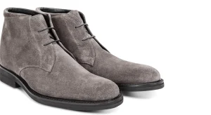 Uomo GUIDOMAGGI Polacchine>Lemont - scarpe con rialzo in pelle scamosciato Da 6 a 8 cm più alto
