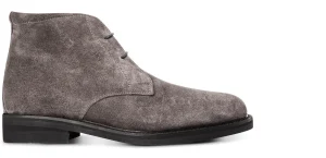 Uomo GUIDOMAGGI Polacchine>Lemont - scarpe con rialzo in pelle scamosciato Da 6 a 8 cm più alto
