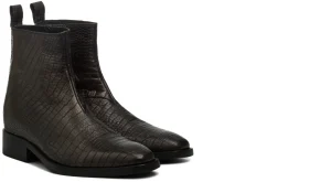 Uomo GUIDOMAGGI Chelsea>Lenox - Stivaletti Chelsea con rialzo da uomo in Pelle Stampa Coccodrillo da 6 a 10 cm più alto