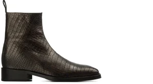 Uomo GUIDOMAGGI Chelsea>Lenox - Stivaletti Chelsea con rialzo da uomo in Pelle Stampa Coccodrillo da 6 a 10 cm più alto