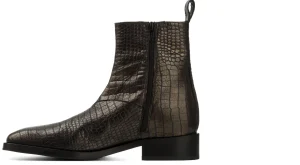 Uomo GUIDOMAGGI Chelsea>Lenox - Stivaletti Chelsea con rialzo da uomo in Pelle Stampa Coccodrillo da 6 a 10 cm più alto