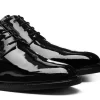 Uomo GUIDOMAGGI Cerimonia | Stringate>Leuca - Classiche  scarpe con rialzo da cerimonia in Pelle Vernice da 6 a 8 cm più alto