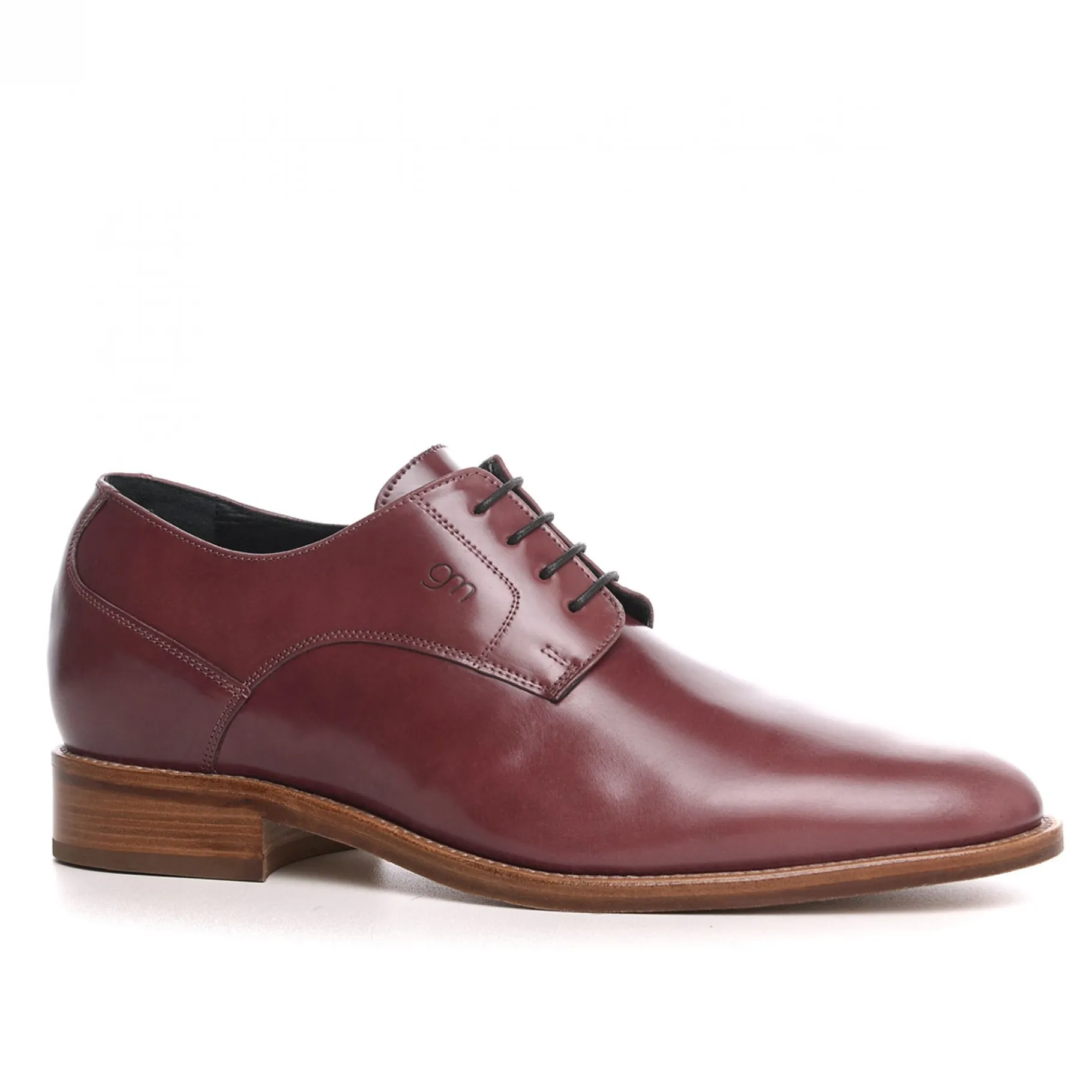 lille__classiche_rialzate_1.webp Uomo GUIDOMAGGI Cordovan | Cucitura Goodyear>Lille - Classiche rialzate da uomo in Pelle Cordovan da 6 a 8 cm più alto