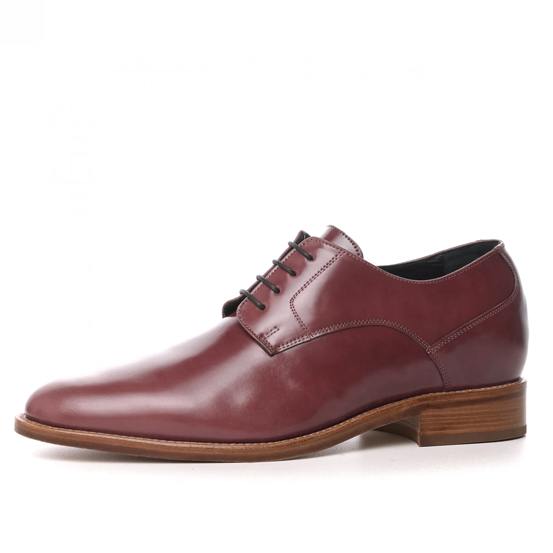 lille__classiche_rialzate_2.webp Uomo GUIDOMAGGI Cordovan | Cucitura Goodyear>Lille - Classiche rialzate da uomo in Pelle Cordovan da 6 a 8 cm più alto