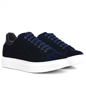 Uomo GUIDOMAGGI Sneakers>Loire - Sneakers uomo con rialzo interno in Mix Pelle/Tessuto Fino a 8 cm più alto