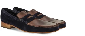 Uomo GUIDOMAGGI Cucitura Goodyear | Penny Loafers>Lusail -mocassini rialzanti in Mix Pelle fino a 6 cm più alto